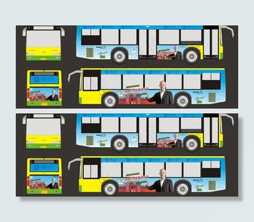 神州行超值返乡卡车身广告图片