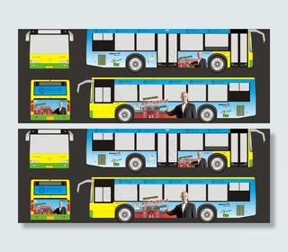 神州行超值返乡卡车身广告图片