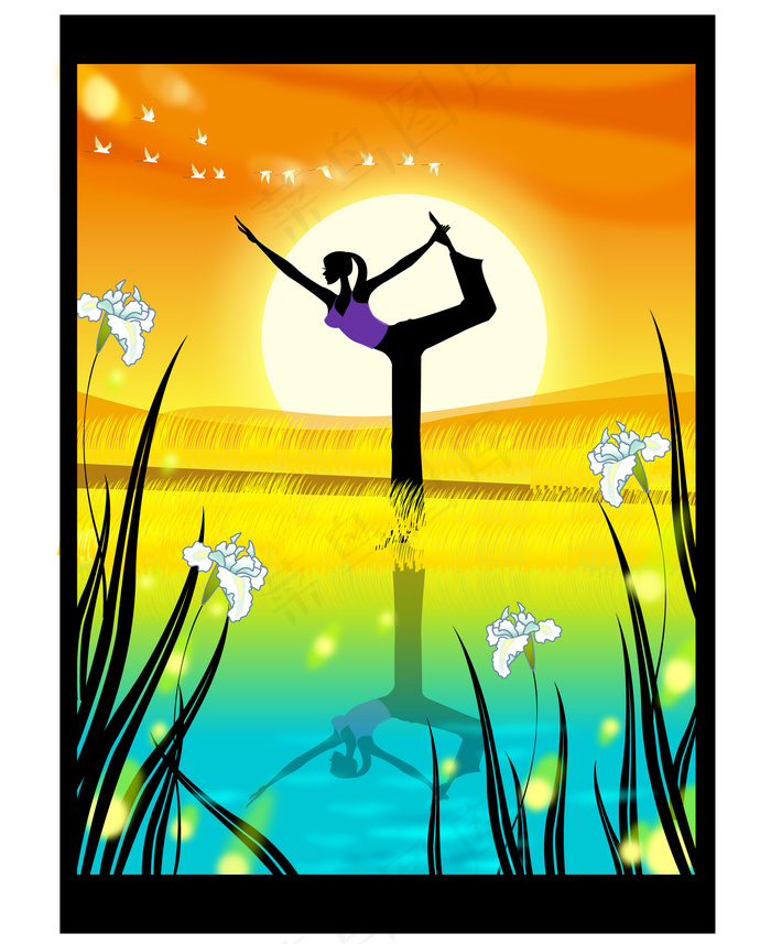 矢量女性休闲生活素材