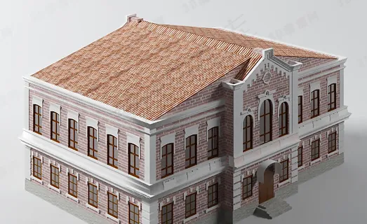 3D办公楼模型 3D办公楼模型