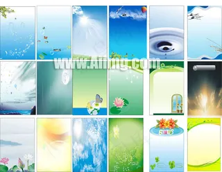 海报展板背景模板素材集