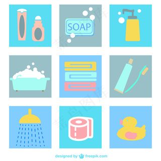 浴室平面图标包