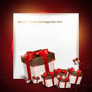 精美礼物节日banner矢量素材