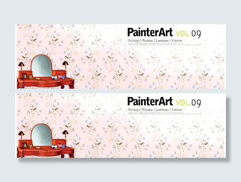 创意风景图片psd模版下载