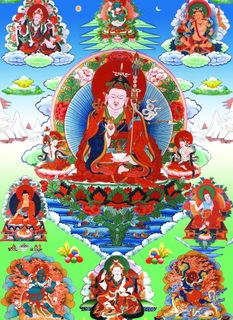 莲花生大士图片