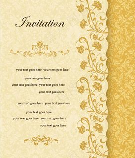 金色邀请函
