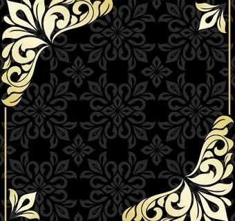 欧式花纹背景图片