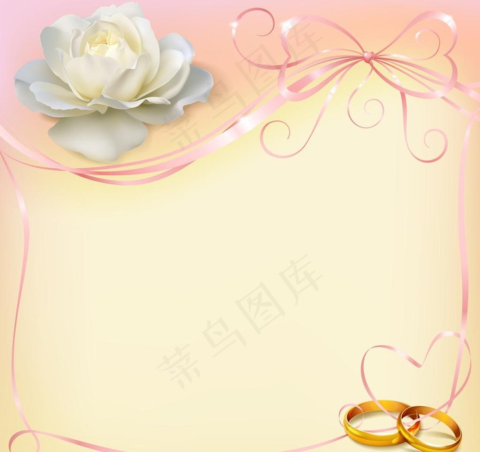 婚礼邀请卡图片eps,ai矢量模版下载