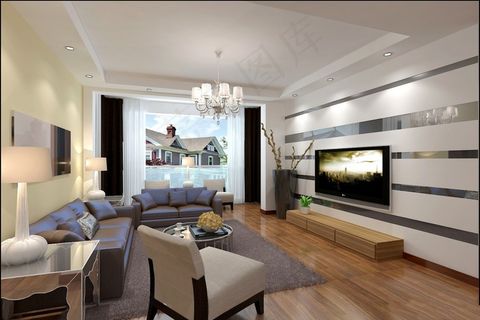 电视背景墙装修设计效果图