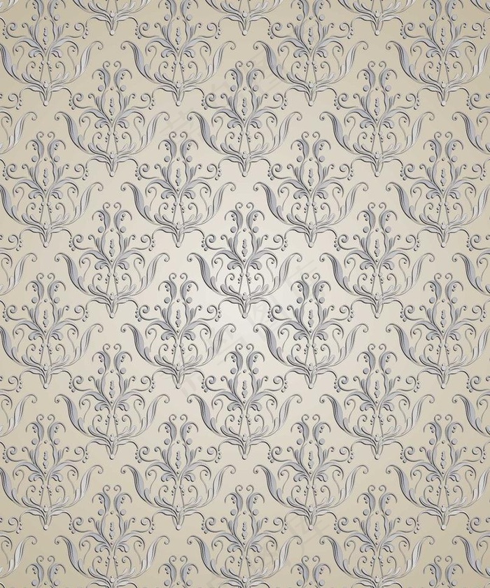 欧式花 矢量花纹图片