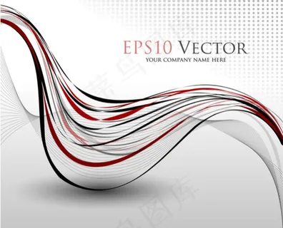 舞动的线条--矢量素材 舞动的线条--矢量素材