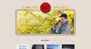 经典国外爱情网站PSD分层素材