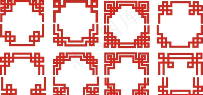 窗框矢量素材