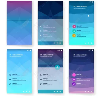 手机APP界面PSD源文件