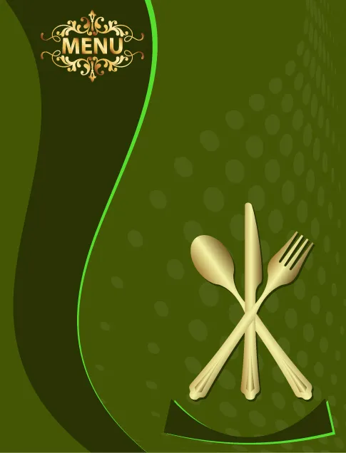 矢量简约欧美餐饮封面背景eps,ai矢量模版下载