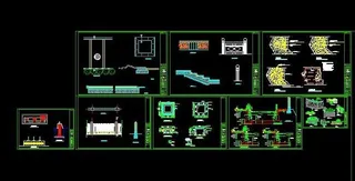 草砖停车场施工建筑图