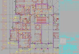 公寓楼户型平面放大