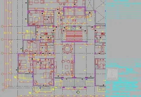 公寓楼户型平面放大 公寓楼户型平面放大