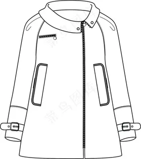 复古华达呢外套