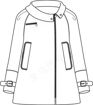 复古华达呢外套