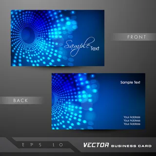 高档大气精致简洁名片设计模板