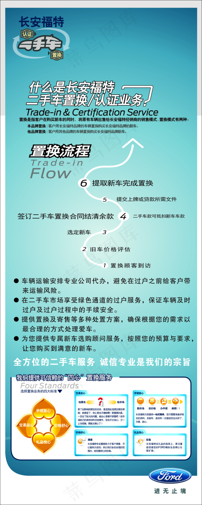 二手车置换图cdr矢量模版下载