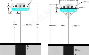 道路标牌图片