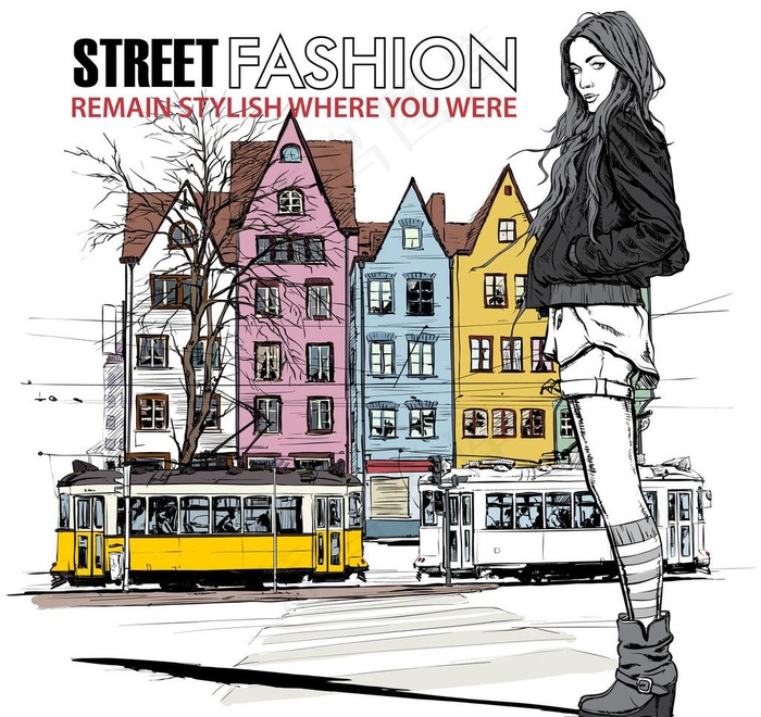 时尚女人动漫人物图片