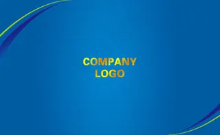 蓝色背景名片设计名片模板免费下载