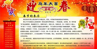 春节展板