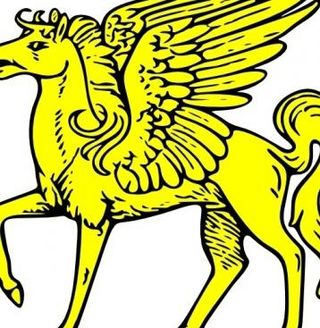 有翼的马剪贴画