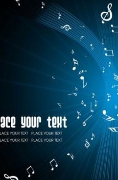 蓝色的背景音乐键01矢量eps,ai矢量模版下载