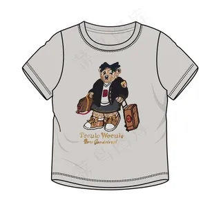 旅行小熊t恤图片