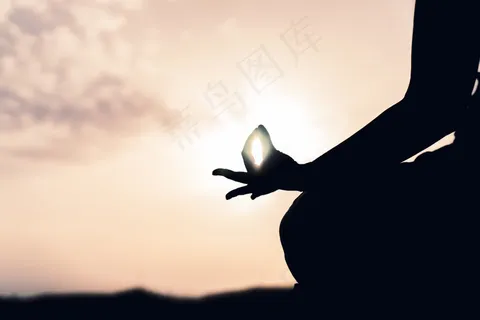 瑜伽养生健康生活背景素材