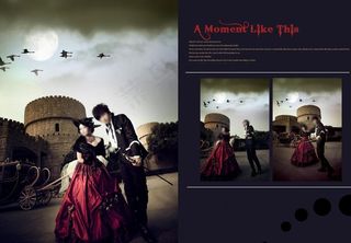 英式古典风婚纱模板图片