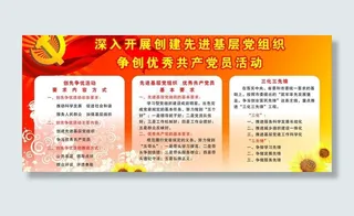 创先争优宣传栏图片