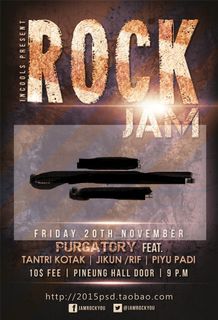 英美摇滚海报设计