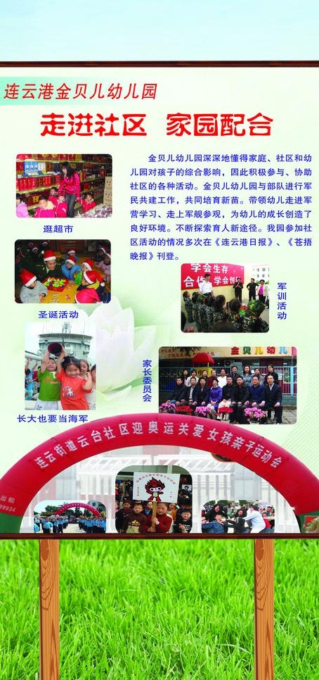 幼儿园展板图片(2835X5670(DPI:80))psd模版下载