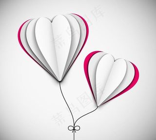 情人节爱心标签图片