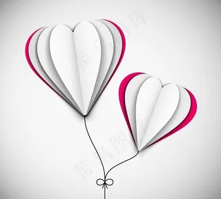 情人节爱心标签图片