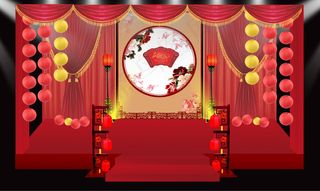 中式婚礼舞台