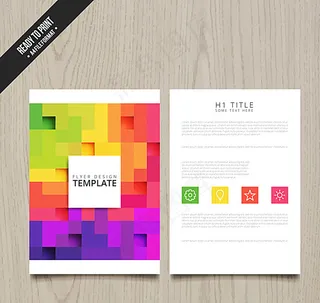 商务宣传单图片