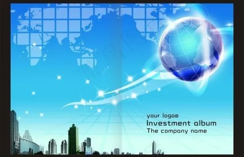 科技地球环保画册图片