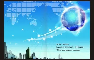 科技地球环保画册图片