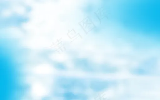 蓝色天空分层背景图