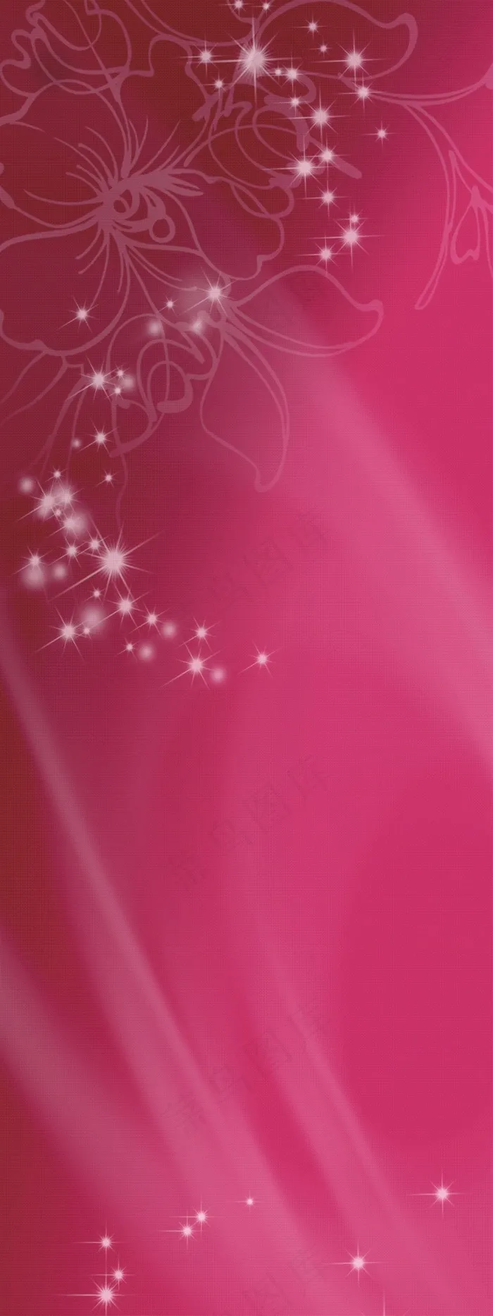 玫红色海报背景cdr矢量模版下载