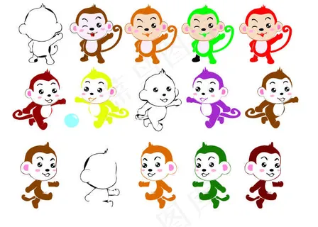 卡通猴子CDR