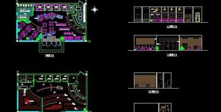 咖啡厅设计图纸