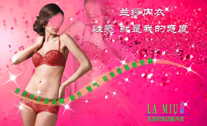 内衣广告图片(3543X2362(DPI:300))psd模版下载