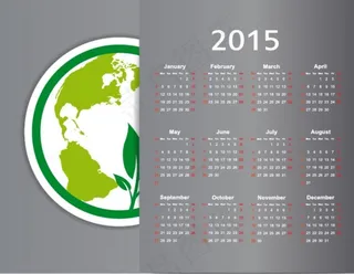 2015年日历素材